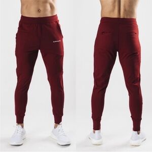 Alphalete Men’s Pro‎ Elite Burgandy Joggers Size L